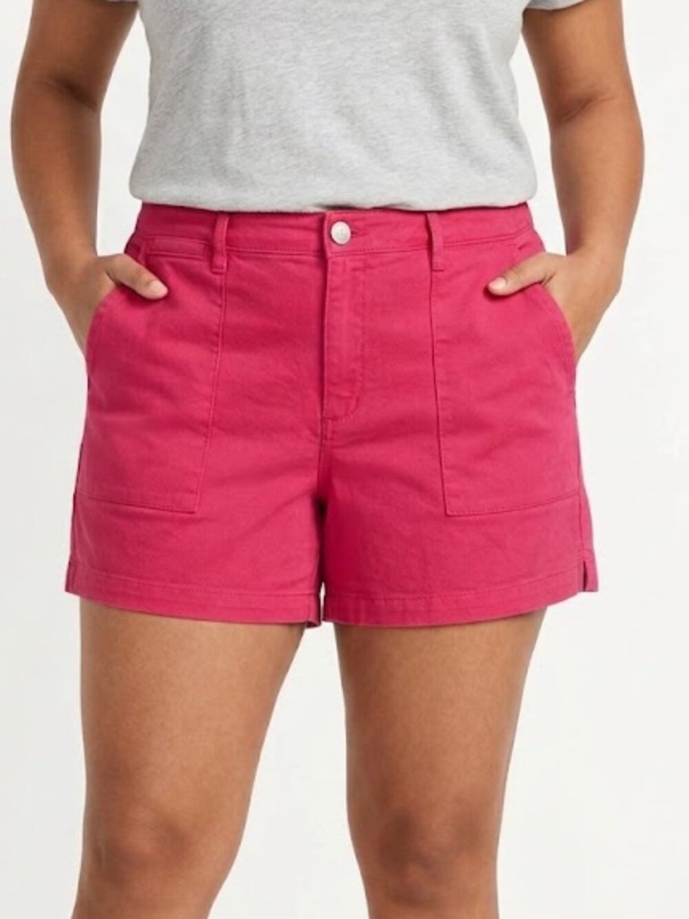 Anthropologie x Sanctuary Chino Utility Shorts Pink Size 32